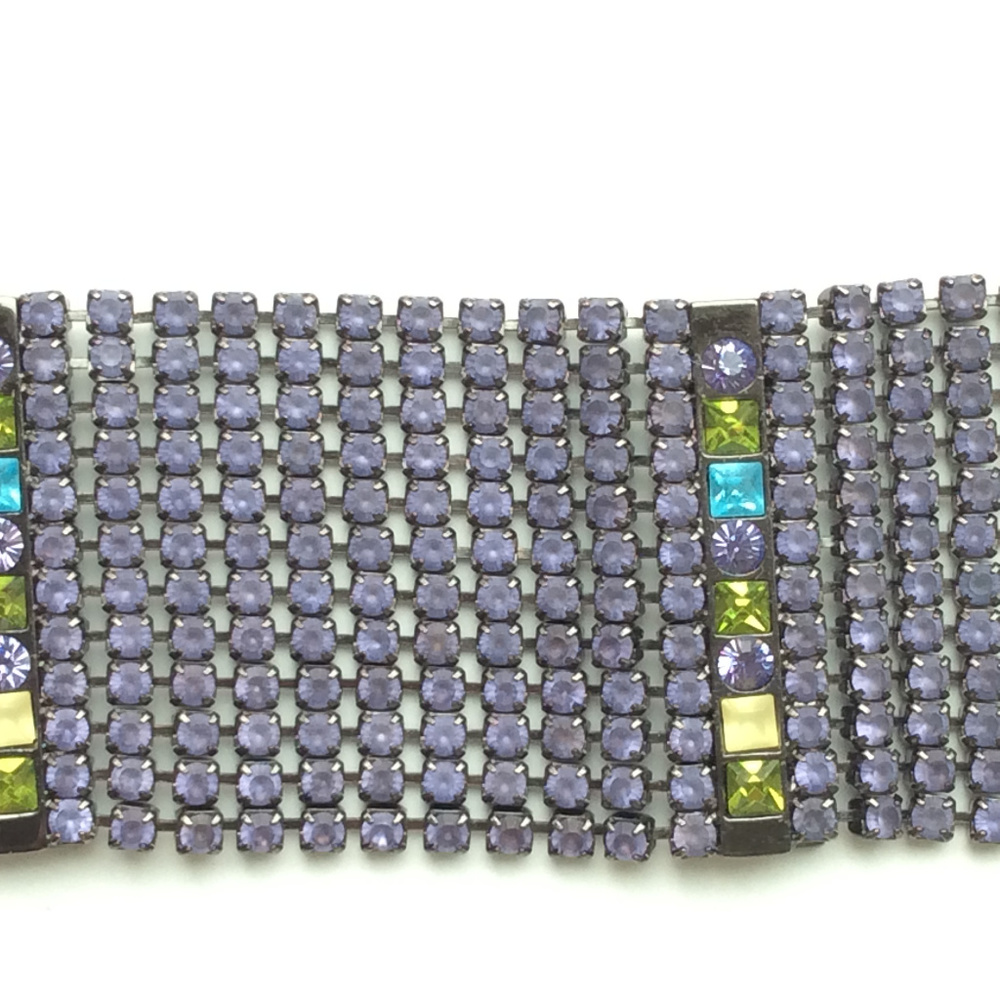 Matte Rhinestone Bracelet - Picture 2 of 5